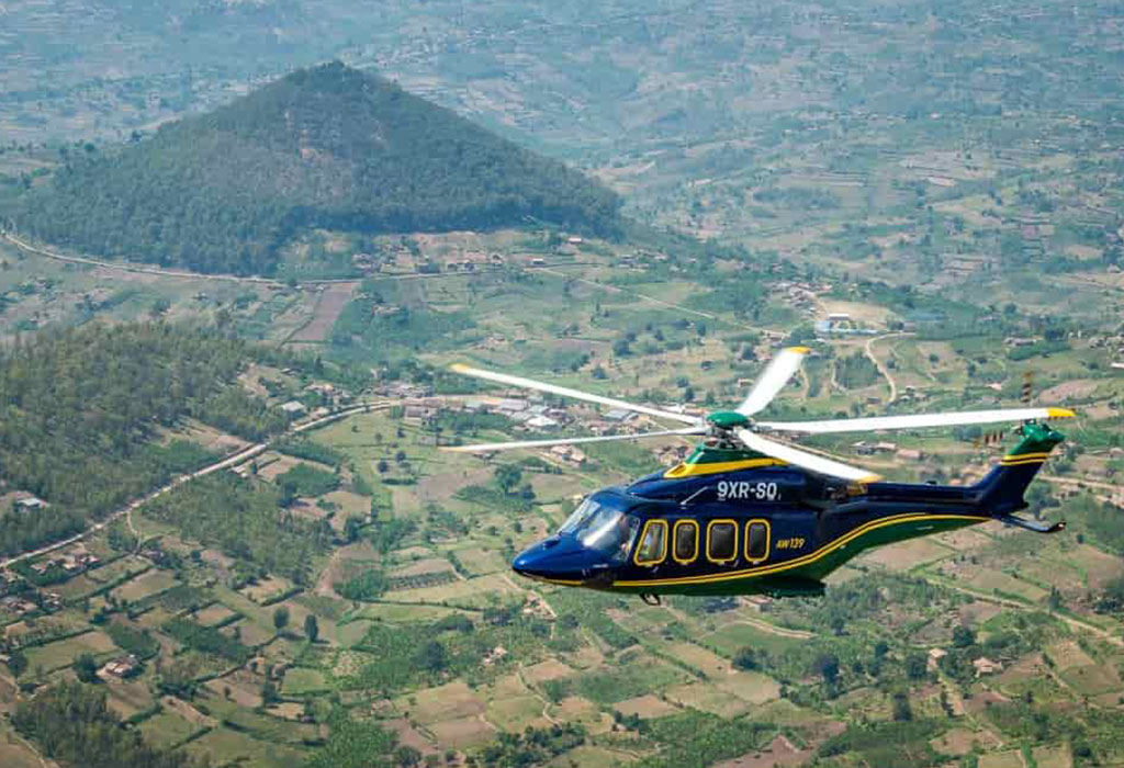 Rwanda Helicopter Flying Safaris